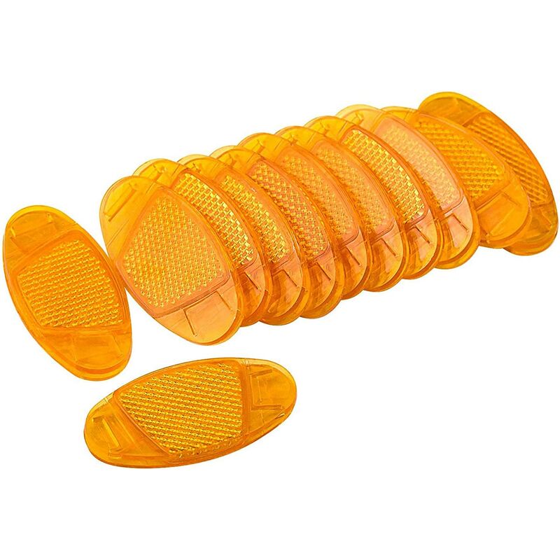 

8 piezas de reflectores para radios de bicicleta, reflector de bicicleta adecuado para cualquier tipo de coche plegable, rendimiento de bicicleta de