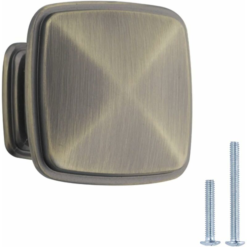 

AB400-AB-10 Pomo de armario diámetro 3,17 cm Latón envejecido