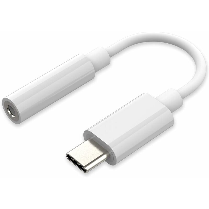 

Adaptador de auriculares USB C, Adaptador de audio USB C de 3,5 mm Adaptador de conector USB tipo C 3 en 1 para Huawei P40 P30 P20 Pro / Mate10 / 20