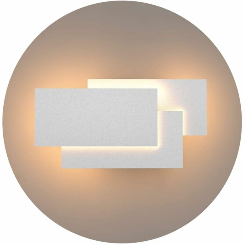 Appliques Murales Interieur LED Lampe 24W 1920LM Moderne Applique Murale pour Chambre Maison Couloir Salon Blanc chaud 3000K