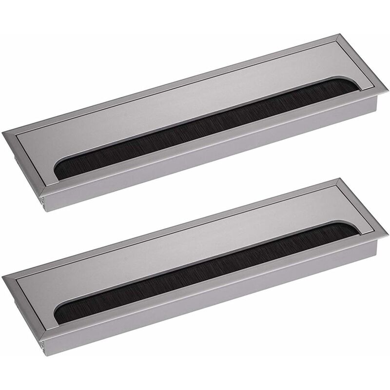 

Arandela de escritorio rectangular 80x 275mm Arandela de enchufe para prensaestopas para mesa de oficina Muebles para el hogar CABLE de aluminio