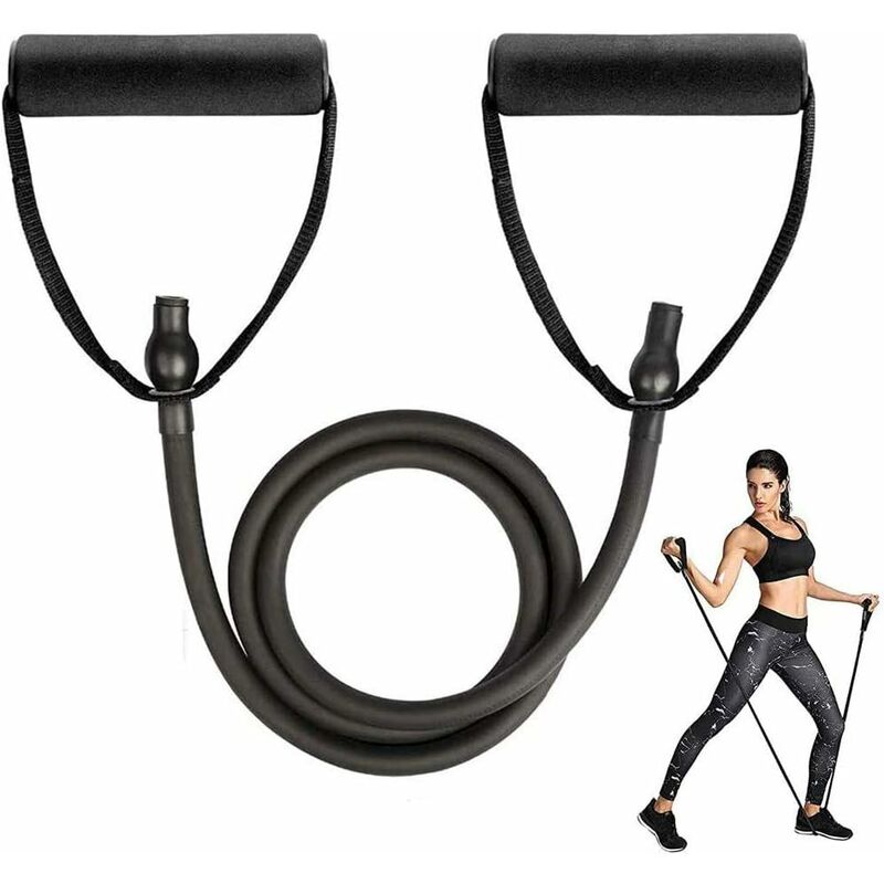 

Banda de resistencia con asas-Cinturón de yoga para deporte, danza, gimnasio, fitness (25-30LB)