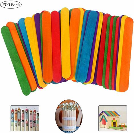11,5x1 1000x Set Bastoncini di Legno Colorati Decorazione Legnetti per DIY e Fai da Te Colorati Bambini 11,5x1 1000x Set Bastoncini di Legno Colorati Decorazione Legnetti per DIY e Fai da Te Colorati Bambini