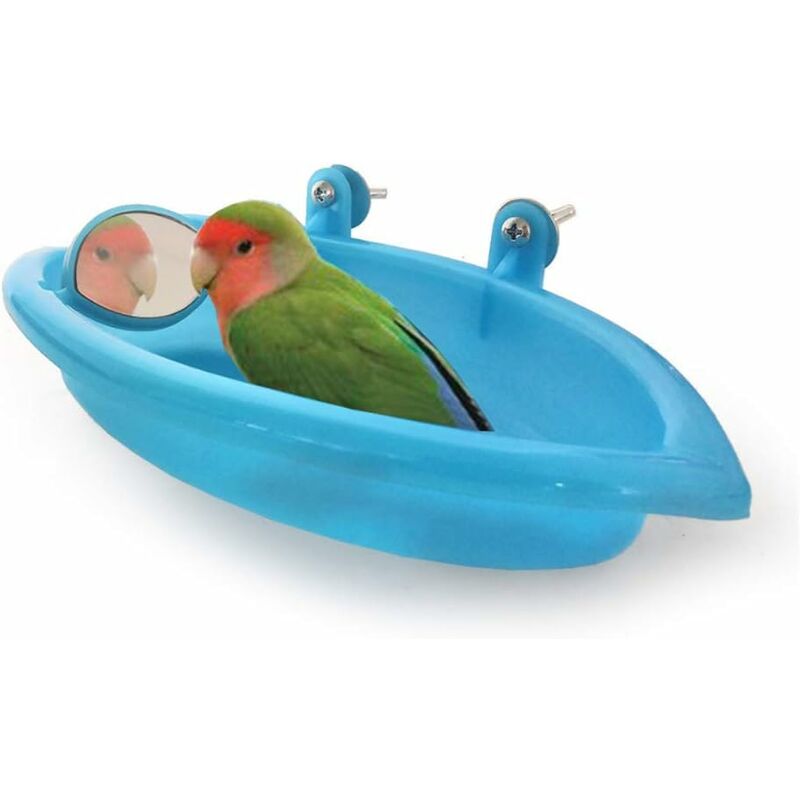 

Birds Bath Suministros de baño para mascotas Ducha portátil Pequeños animales de plástico Lavabo para loros, Baño para pájaros Baño para pájaros