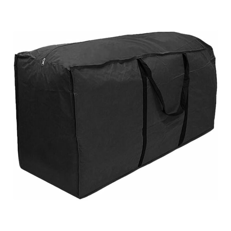 

Bolsa de almacenamiento ligera para cojines de muebles de jardín D: 122 x 39 x 55 cm Negro Verde