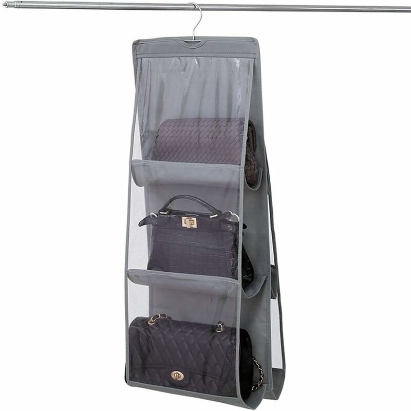

Bolso organizador para armario de almacenamiento de zapatos, bolsos para guardarropa, bolsa de almacenamiento para colgar, organizador de armario