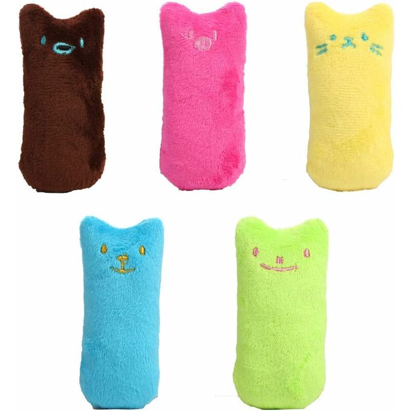 

catnip peluche catnip, piezas de felpa para masticar y limpiar los dientes, adecuado para juguetes para gatos de interior