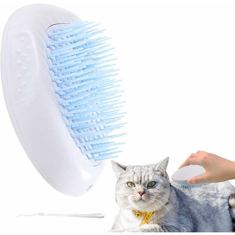 

Cepillo para perros y gatos Autolimpiante Cepillo de belleza para mascotas de silicona suave, Belleza, Masaje seguro informal, lavable, aplicable a