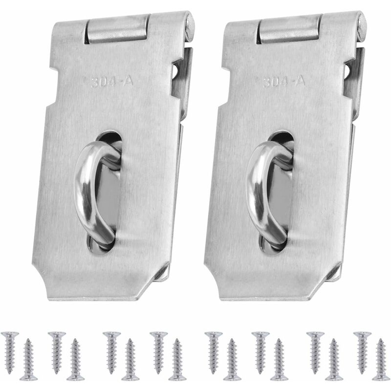 

Cerradura de clip y carrete de alto rendimiento de 2 partes, cerraduras de puerta de acero inoxidable, cerradura de puerta con tornillos de 16