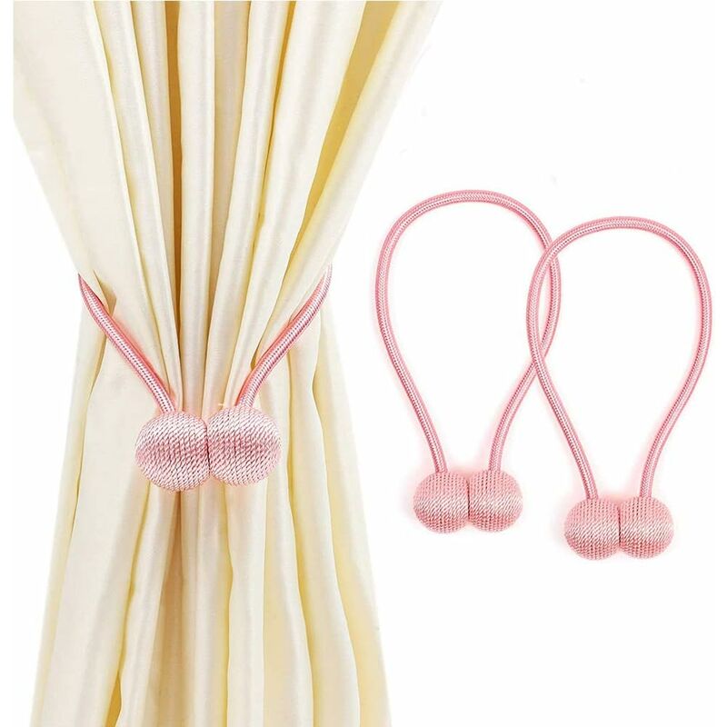 

Cortina magnética para atar, sin necesidad de perforar, hebillas de soporte, estilo exquisito, pequeño y conveniente, adecuado para cortinas