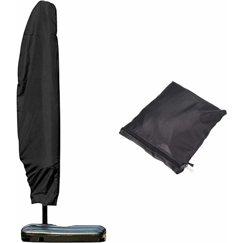

Cubierta para sombrilla 280cm 210D Oxford Impermeable Cubierta protectora impermeable a prueba de viento con revestimiento repelente al agua Cubierta