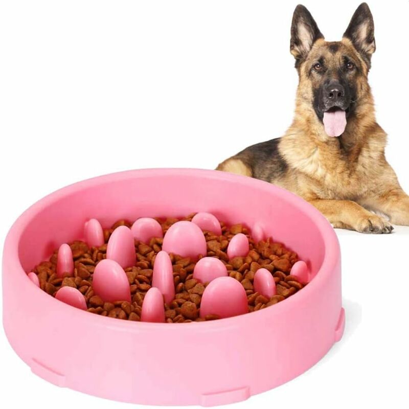

Cuenco para perros de alimentación lenta, diseño antideslizante de alimentación lenta, cuenco interactivo divertido para comida para gatos y perros,
