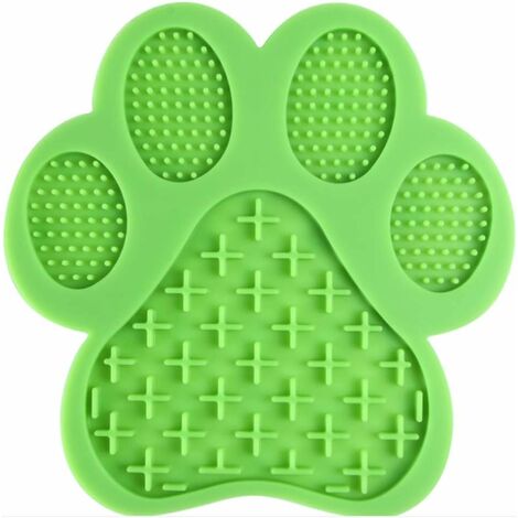 LITZEE Cuenco y cuenco para perros Alfombrilla para lamer perros Alfombrilla para lamer perros Almohadilla para lamer perros con ventosa inferior, cuenco para mascotas antiestrangulación, cuenco para