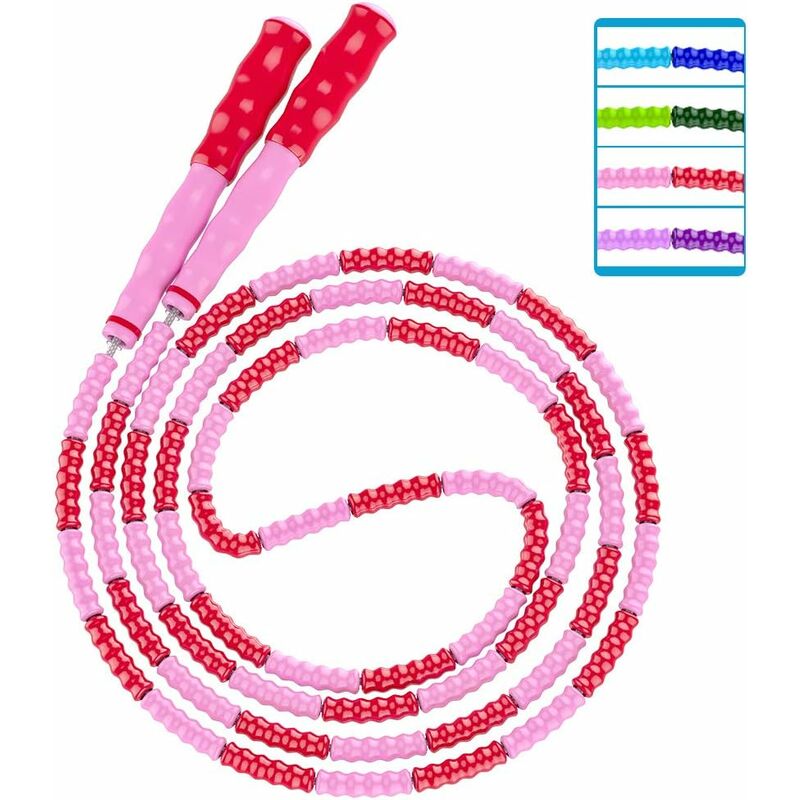 

Cuerda para saltar, cuerda para saltar ajustable, rodamientos de bolas con cuentas, cuerdas para saltar de velocidad, para niños, adultos, niñas y