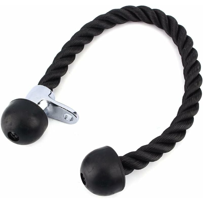 

Cuerda para tríceps, cuerda para tríceps, cuerda para entrenamiento de tríceps, entrenamiento con pesas, tríceps, nailon, 70 cm