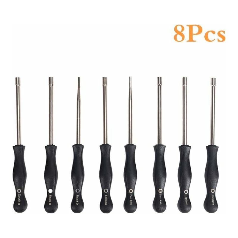 

Destornillador de ajuste de carburador de 8 piezas, destornillador de carburador, reparación de limpieza de motor, se adapta a la mayoría de motores