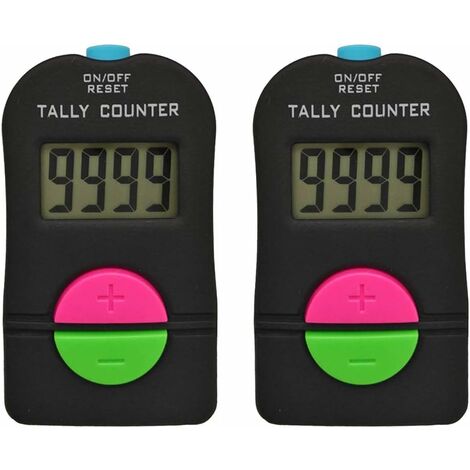 Digital Tally Counter Electronic Hand Held Clicker Sports Manual Clicker