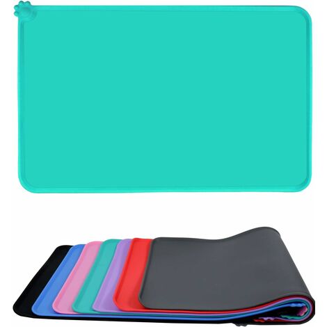 Dog Mat For Food And Water With Pocket Design, Foldable Waterproof