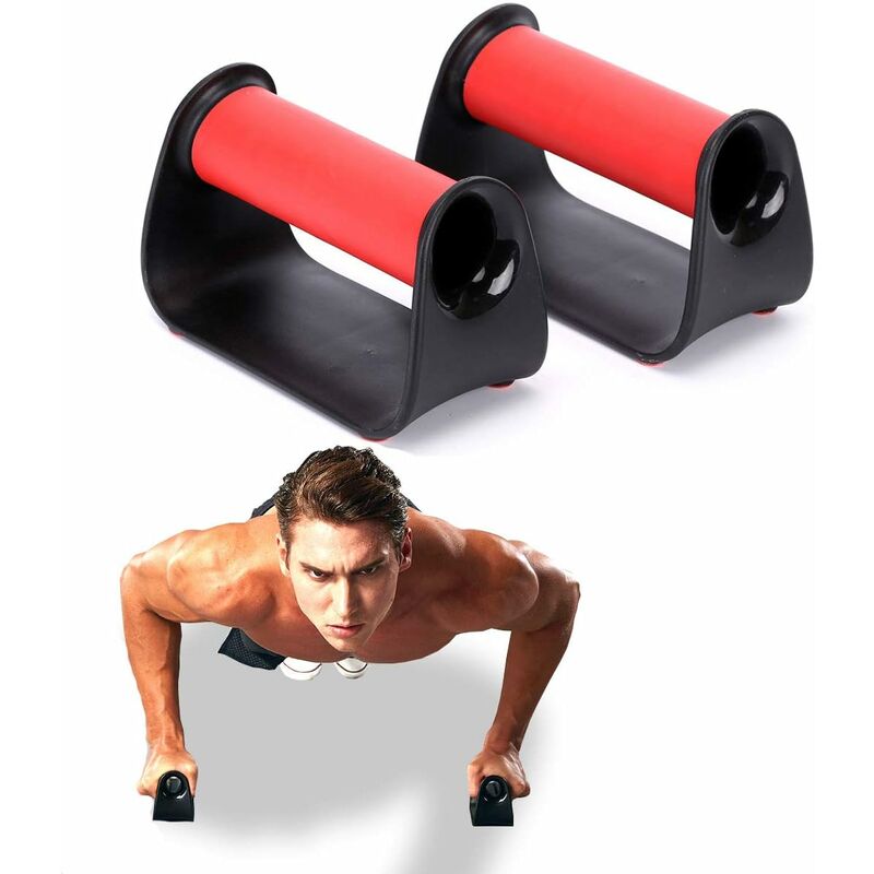 

Empuñaduras de bomba Barra de empuje Soporte de flexión Parte superior del cuerpo, brazos, pecho y espalda Entrenamiento rojo
