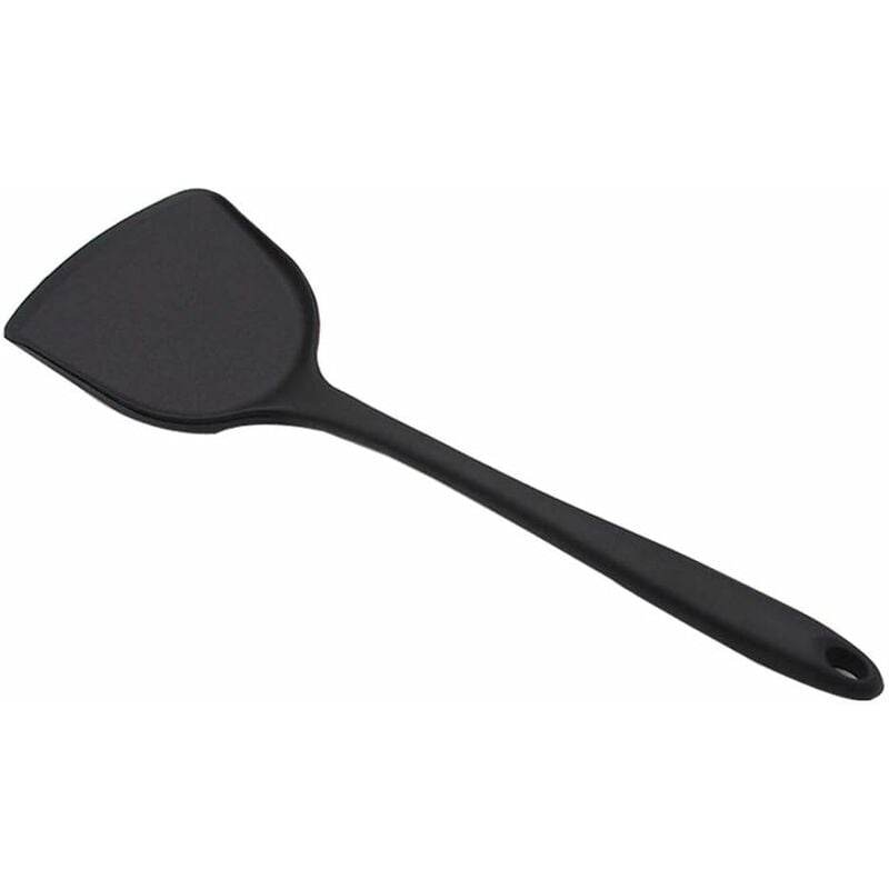 

Espátula de silicona plana para freír Antiadherente Resistente a altas temperaturas Negro