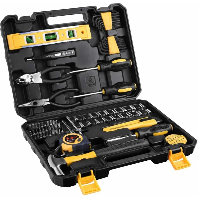 

Estuche para herramientas de reparación en el hogar de 78 piezas con estuche de almacenamiento para caja de herramientas (ET016)