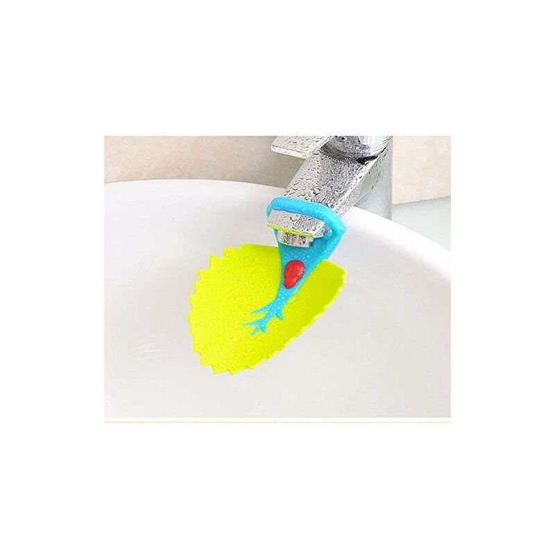 

Extensor de grifo para niños con fecha y hojas, extensor de manija de fregadero para niños, bebés y niños pequeños, accesorio para lavandería, haz tu