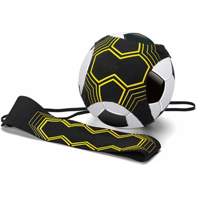 

Football Training, Professional Sports Assistance Entrenador de fútbol ajustable, Balón de fútbol de entrenamiento con cinturón elástico ajustable,