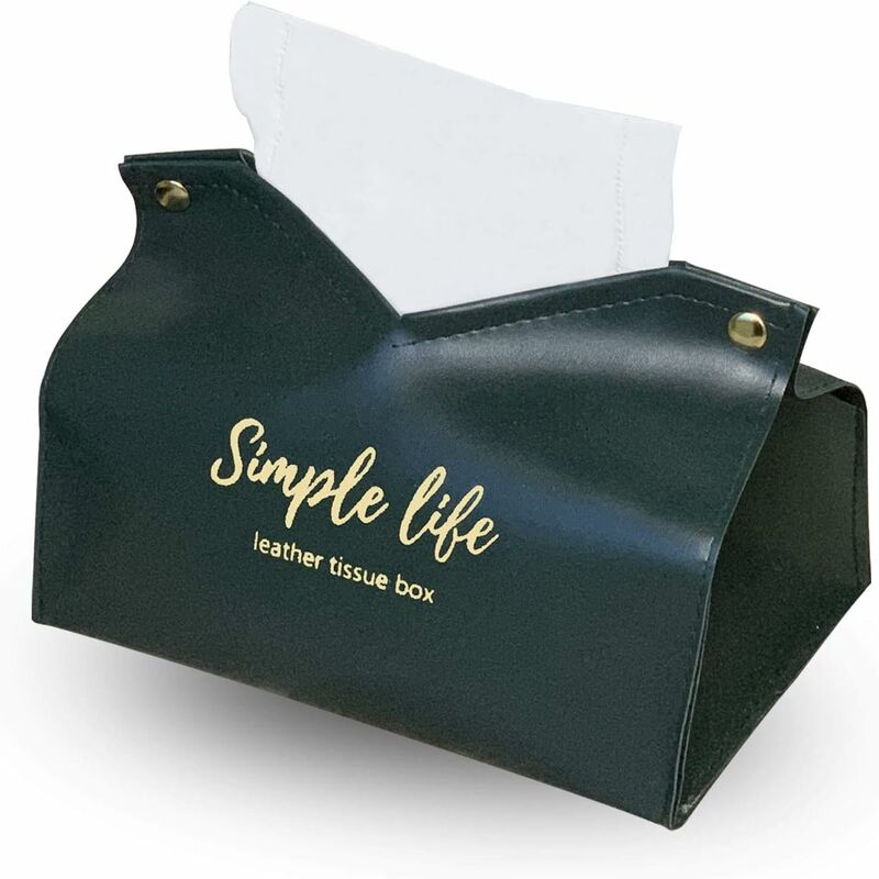 

Funda de cuero para caja de pañuelos, caja de pañuelos, fundas de cuero de fieltro de primera calidad, elegantes decoraciones para automóvil,