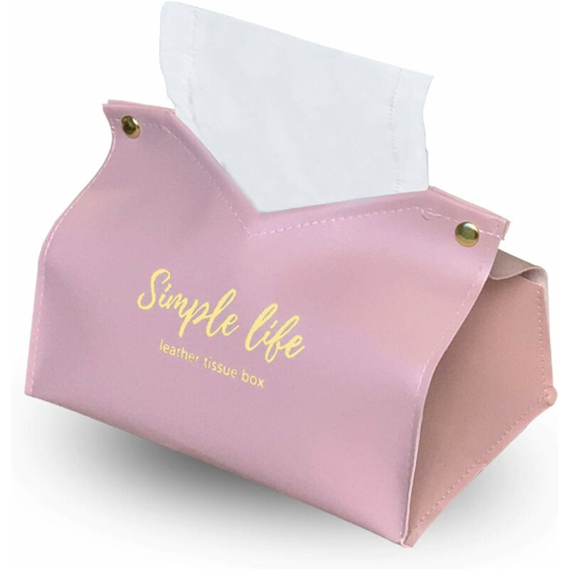 

Funda para caja de pañuelos de cuero, caja de pañuelos de papel, fundas de cuero de fieltro de primera calidad, elegantes decoraciones para