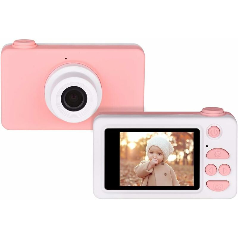 

Litzee - Funda protectora para cámara digital para niños Cámara para niños Cámara para niños Full HD 1080P Cámara de 8 megapíxeles Pantalla HD de 2