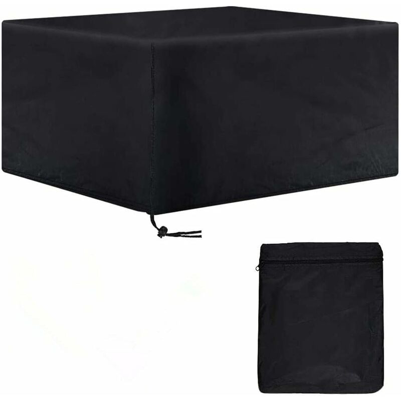 

Funda protectora para muebles de jardín Funda protectora con cordón y clips de fijación para juegos de muebles de mesa de jardín rectangulares Tela
