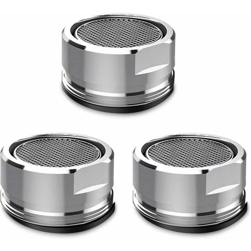 

Grifo de aireador de 3 piezas, Grifo de aireador de 24 mm de rosca externa, Grifo de filtro para fregadero de baño y cocina