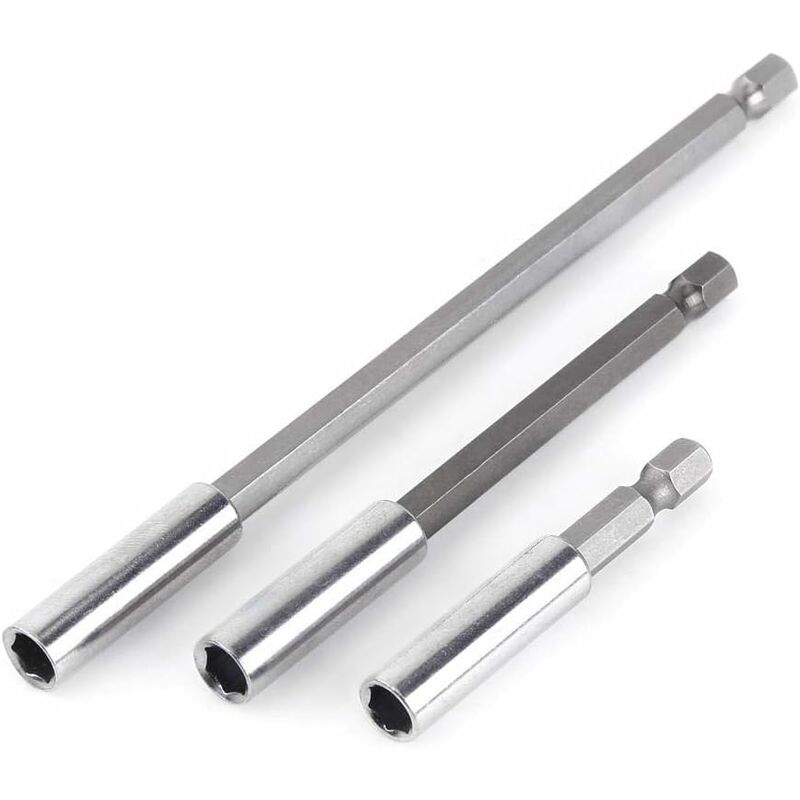 

Health Gear Soporte magnético de 3 piezas para brocas, soporte para brocas de destornillador de 1/4 pulgadas, toma de brocas para la mayoría de los