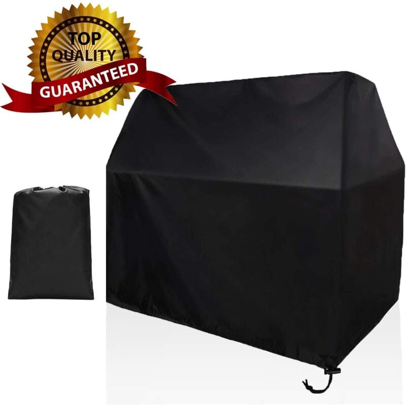 Housse Barbecue, Bache Barbecue, Couverture Imperméable de Barbecue, Couvercle de Gril, Bâche de Protection bbq Anti-UV/Anti-l'eau/Anti-l'humidité