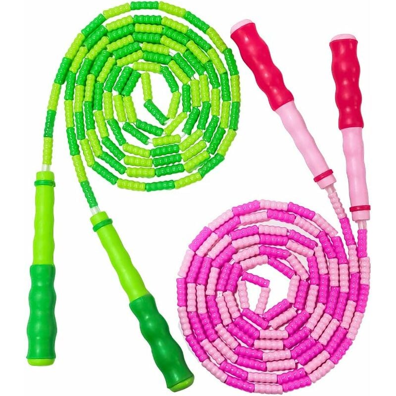 

Juego de 2 cuerdas para niños, niñas, niños, rosa y verde