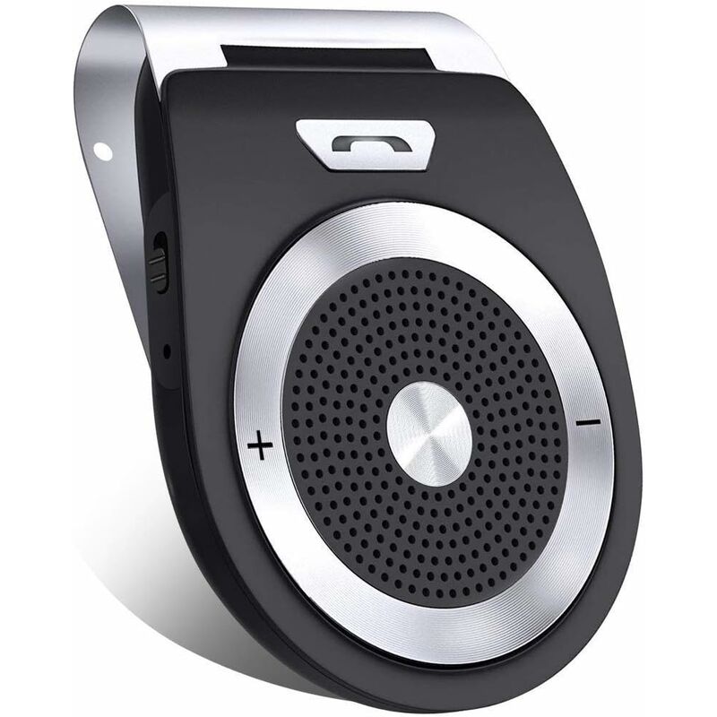 

Kit manos libres para coche Bluetooth 4.1, altavoz inalámbrico para visera solar, encendido automático mediante sensor de movimiento integrado, al