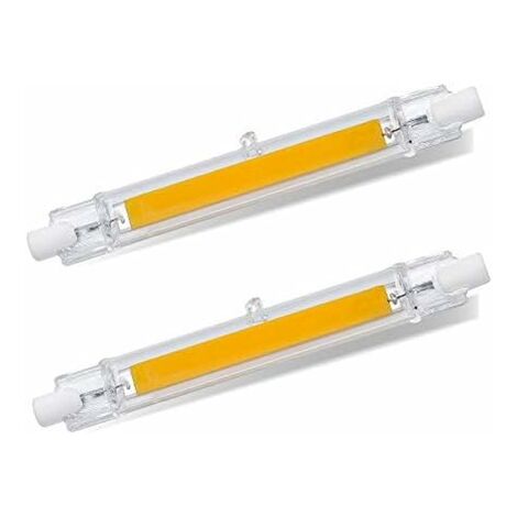 R7S LED Lampadina 78mm 15W 1500LM 360°Luce Equivalente a 150W Lampada  Alogena,led Cob Lineare per Corridoio Soggiorno,Non Dimmerabile,Set Di 2