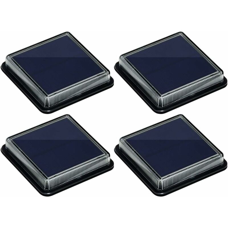 

Lámpara de pie solar, luz solar para jardín IP68 Luz solar impermeable con luz de seguridad de encendido / apagado automático para jardín, escalera,