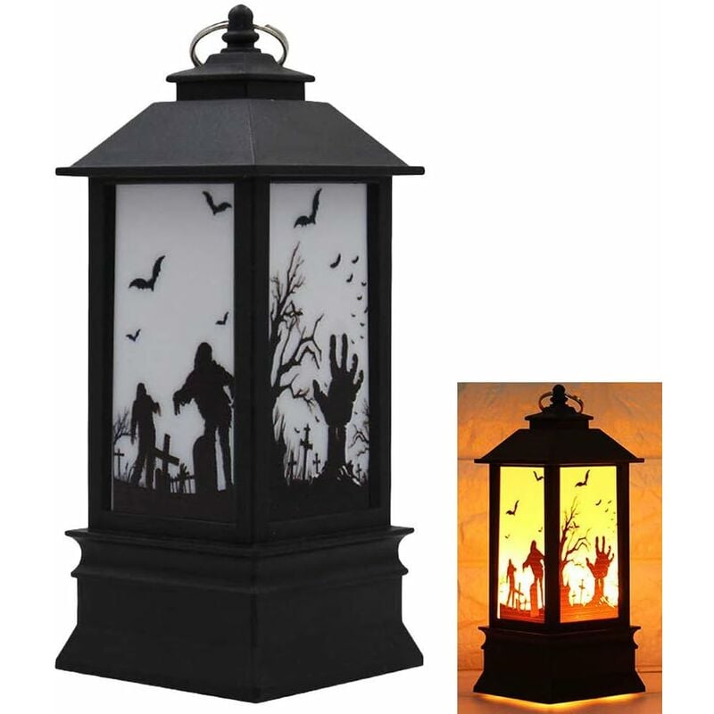 

Lámpara decorativa de Halloween Bombilla LED Lámpara colgante de llama para decoración de mesa de Halloween en casa Mano fantasma