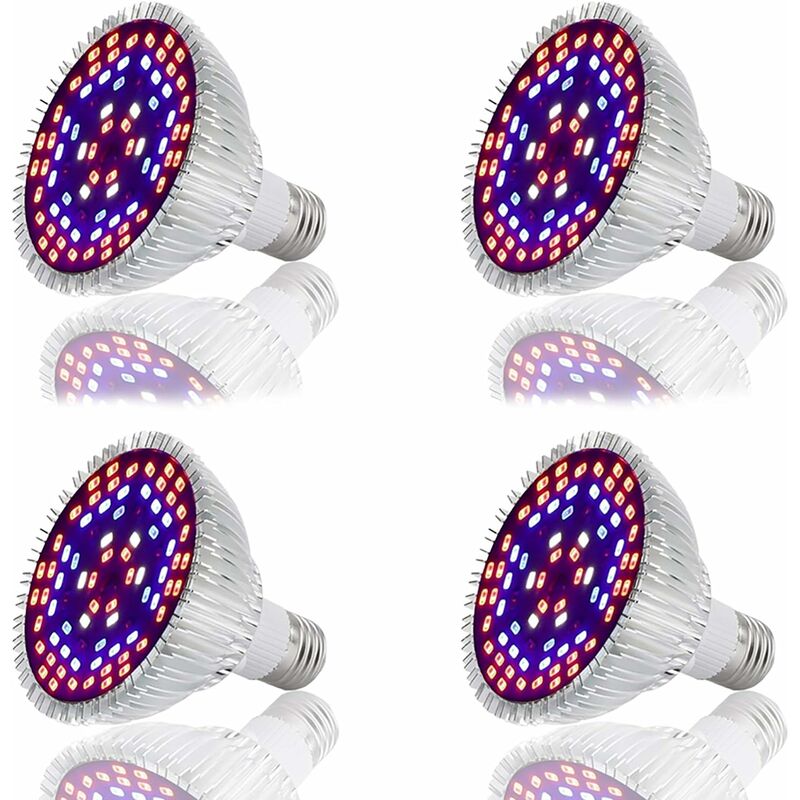 

Lámpara LED de espectro completo, sistema LED de luz de crecimiento de espectro completo E27 Lámpara de espectro completo para plantas hidropónicas,