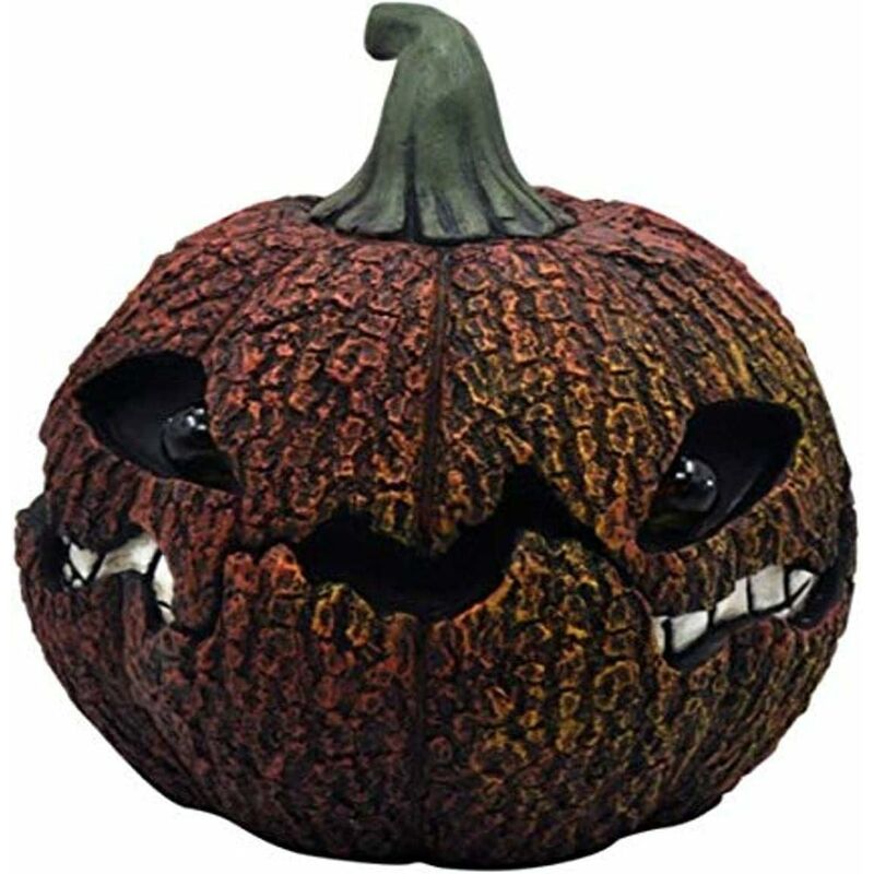 

Lámpara portátil Solar Eerie Jock-O-Lantern Naranja Calabaza podrida Jack-O-Lantern Eerie Weathered Orange Portátil Linterna