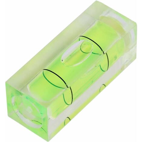 LITZEE Livella a bolla d'aria 5 pezzi 15 × 15 × 40 mm Mini livella a bolla quadrata Piccola livella