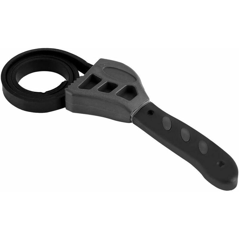 

Llave ajustable universal para cinturón, llave inglesa de goma de 500 mm, herramienta de reparación de tuercas