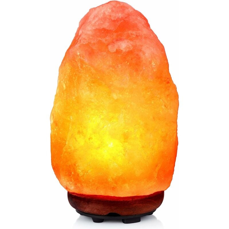 

Litzee - Lámpara de sal del Himalaya 2-3 kg Lámpara de cristal de aire purificado [Clase de eficiencia energética E]