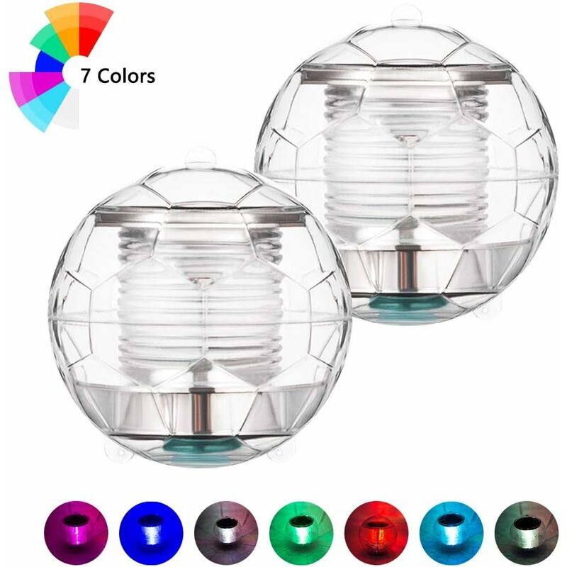 

Lámpara Luz de piscina Lámpara de estanque flotante de energía solar con cambio de color Luz de bola colgante impermeable para jardín Árbol de