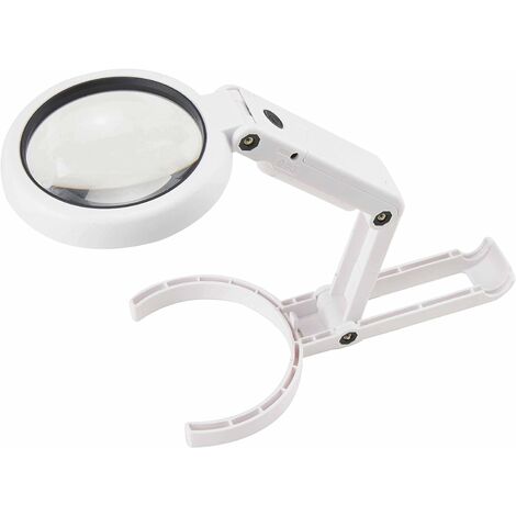 2-in-1 LED Lighted Magnifying Glass with Stand - 10X UK
