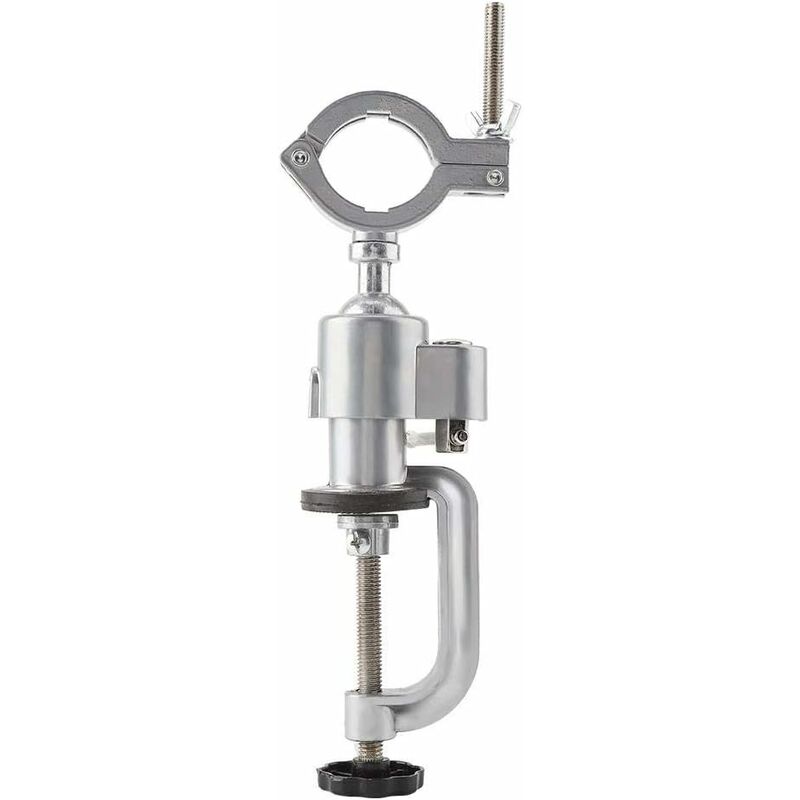 

multifunción 360 ° soporte de taladro eléctrico soporte de reparación abrazadera tornillo de banco aleación de aluminio taladro giratorio artesanía,