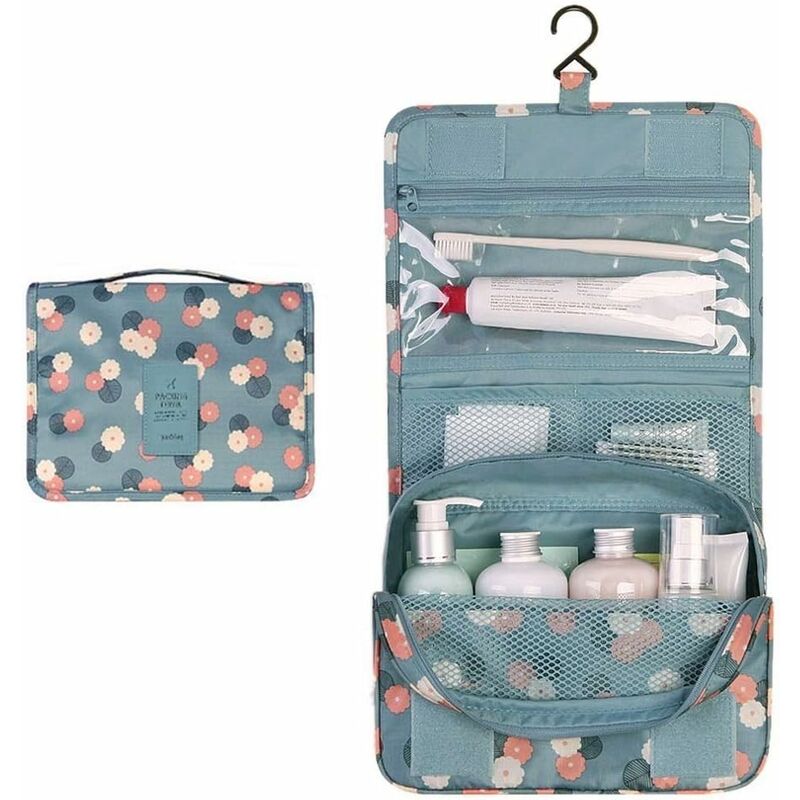 

Neceser para hombres y mujeres, impermeable, plegable, de viaje, para cosméticos, organizador de gran capacidad para gimnasia, negocios y vacaciones,