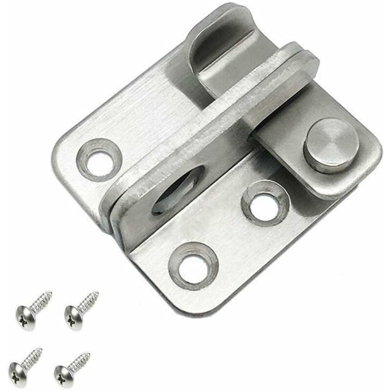 

Pestillo de cerrojo para candado de cerradura de puerta pequeña, Cerradura de palanca de candado de acero inoxidable Cerraduras de seguridad para