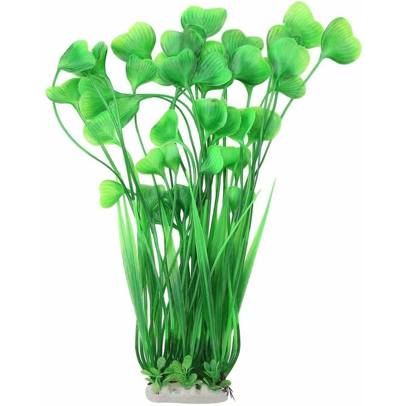 

Litzee - Plantas acuáticas artificiales para acuarios artificiales Plantas realistas Adorno de césped de plástico Pecera Plantas artificiales
